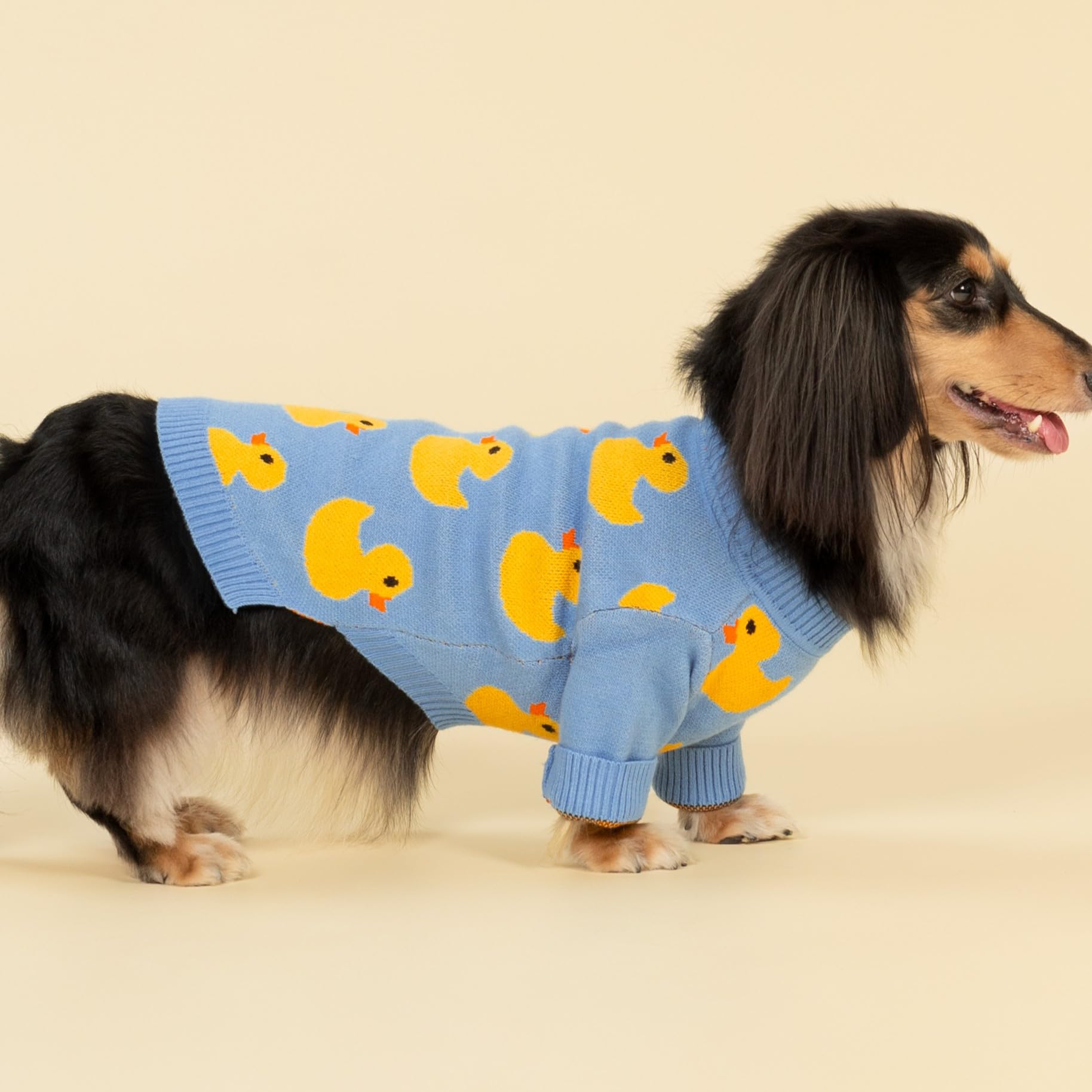 Fitwarm soft breathable fabric dog sweater for comfortable wear