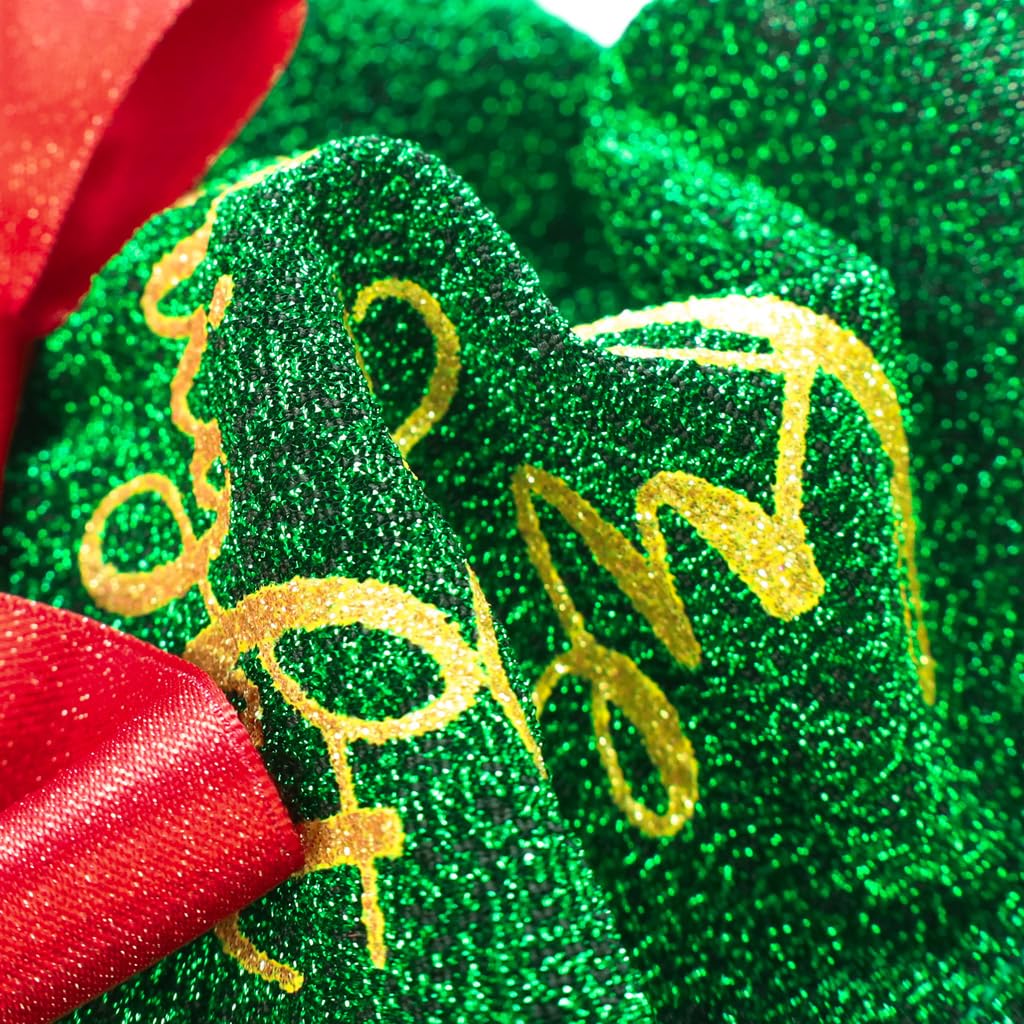 Fitwarm Sparkly Dog Christmas Outfit wear-tested for reliable fit on models.
