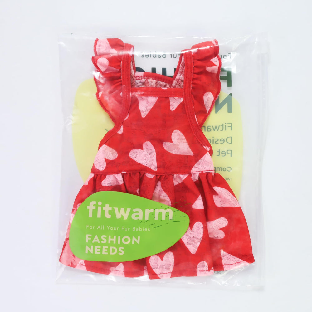 Fitwarm Valentine Heart Dress care-friendly fabric and care tips