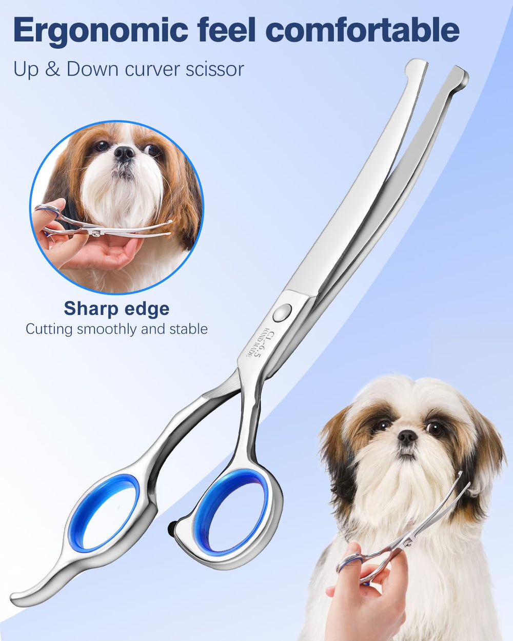 Fiurfiy thinning scissors offer subtle texture and blended finishes for coats
