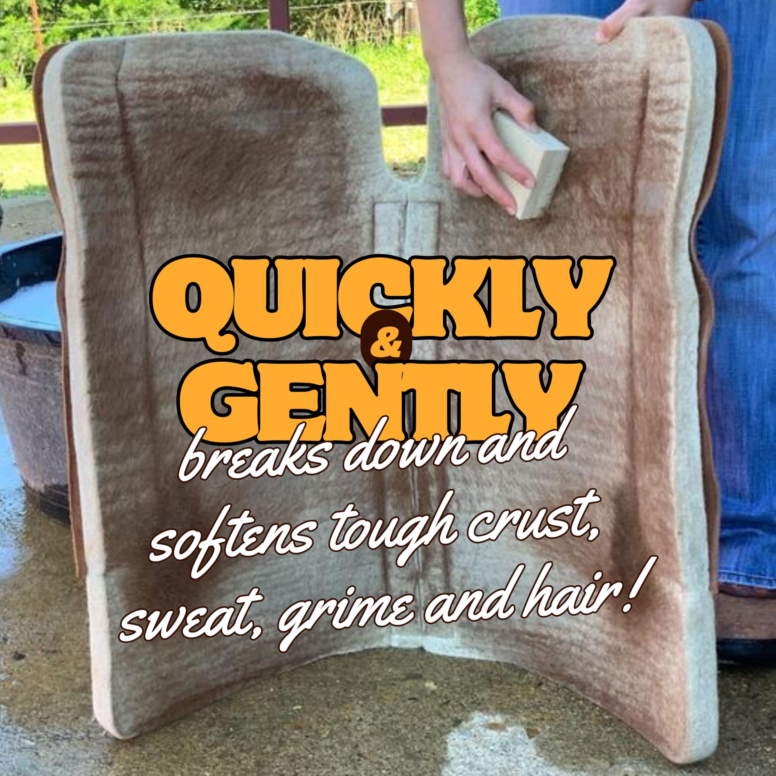 5 STAR EQUINE Saddle Pad Cleaner tack cleaning on leather gear
