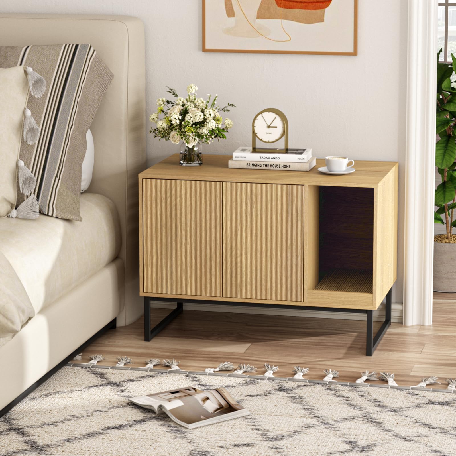 FiveWillowise litter-box-fit-20x17 fits standard boxes securely