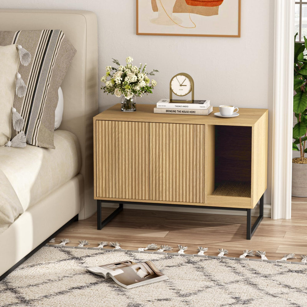 FiveWillowise litter-box-fit-20x17 fits standard boxes securely
