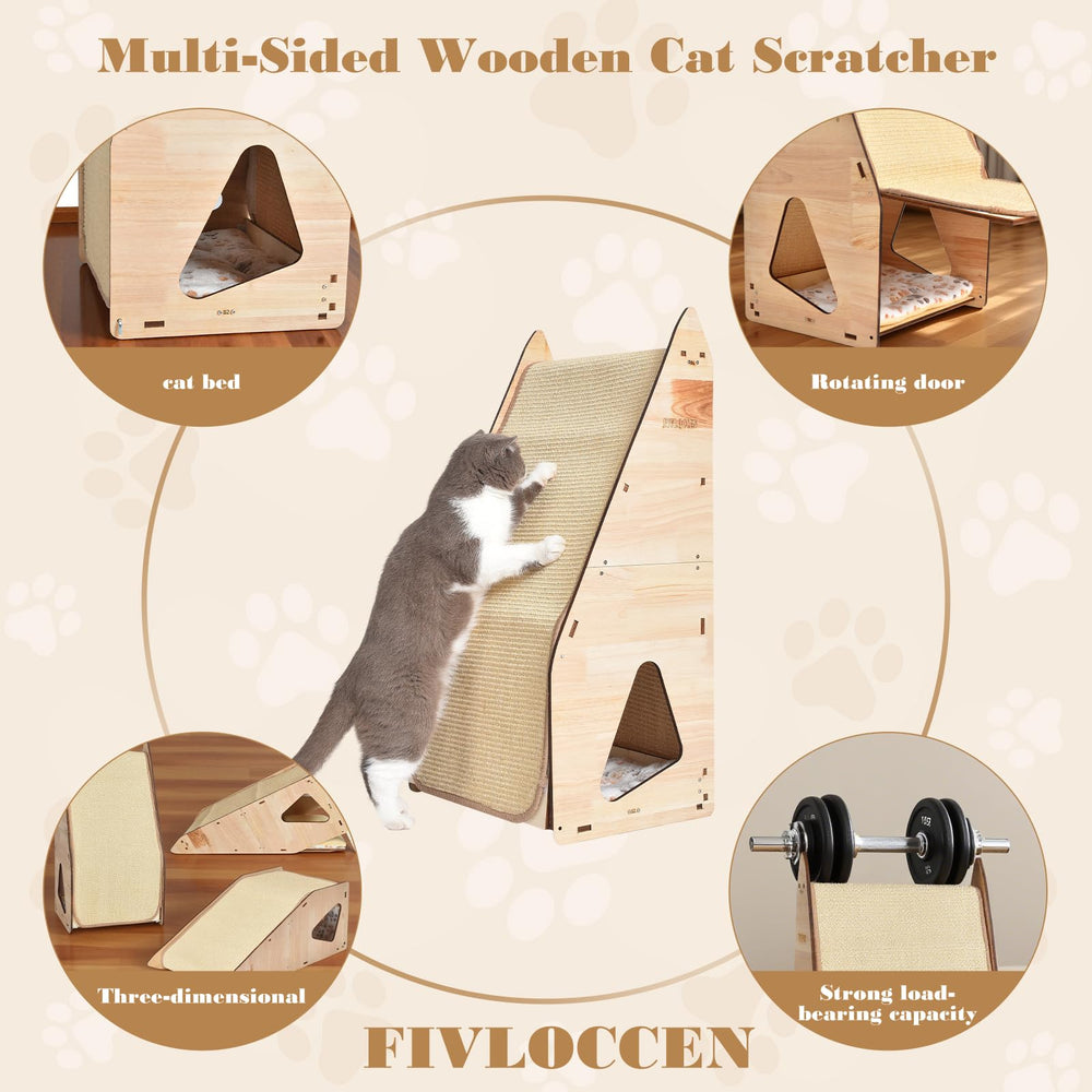 FIVLOCCEN cat tunnel side view shows easy relocation and versatile placement