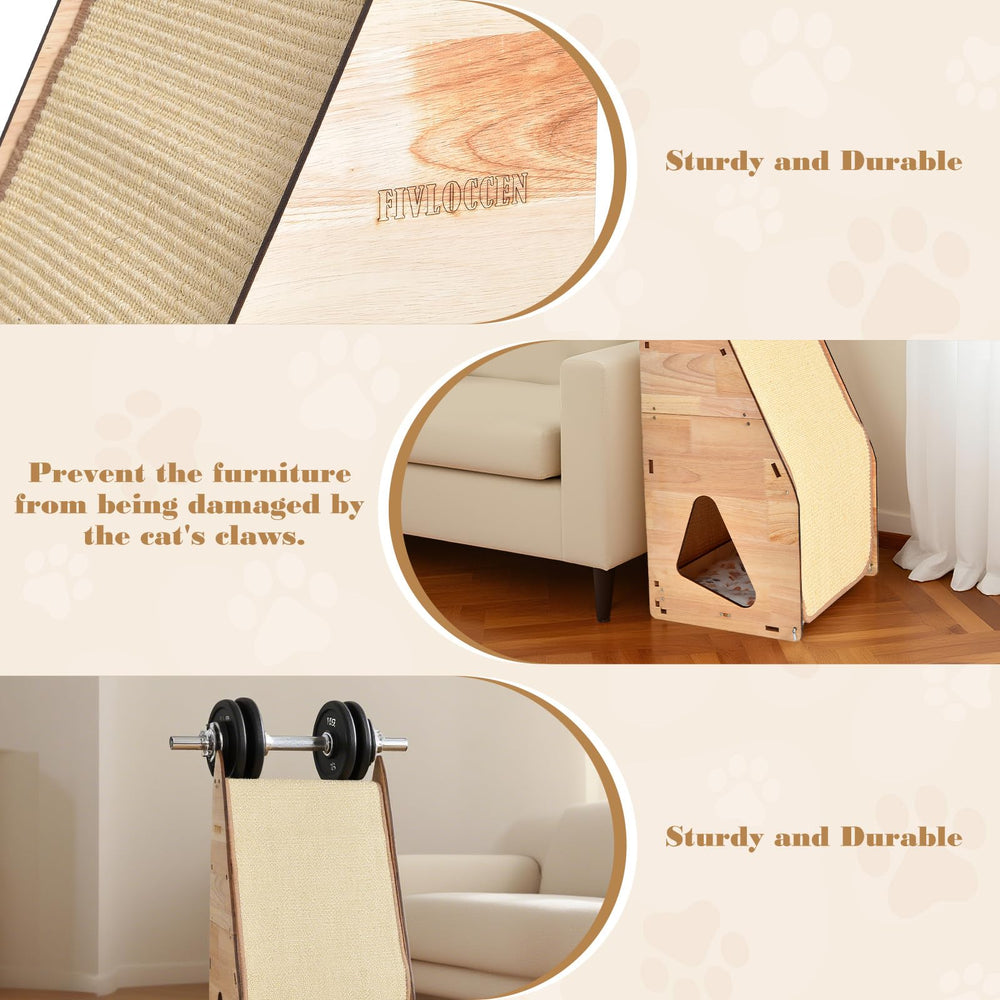 FIVLOCCEN multi-cat friendly design accommodates several felines in shared space.