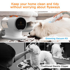 FIXR dog vacuum 2L dust cup ready for extended grooming sessions