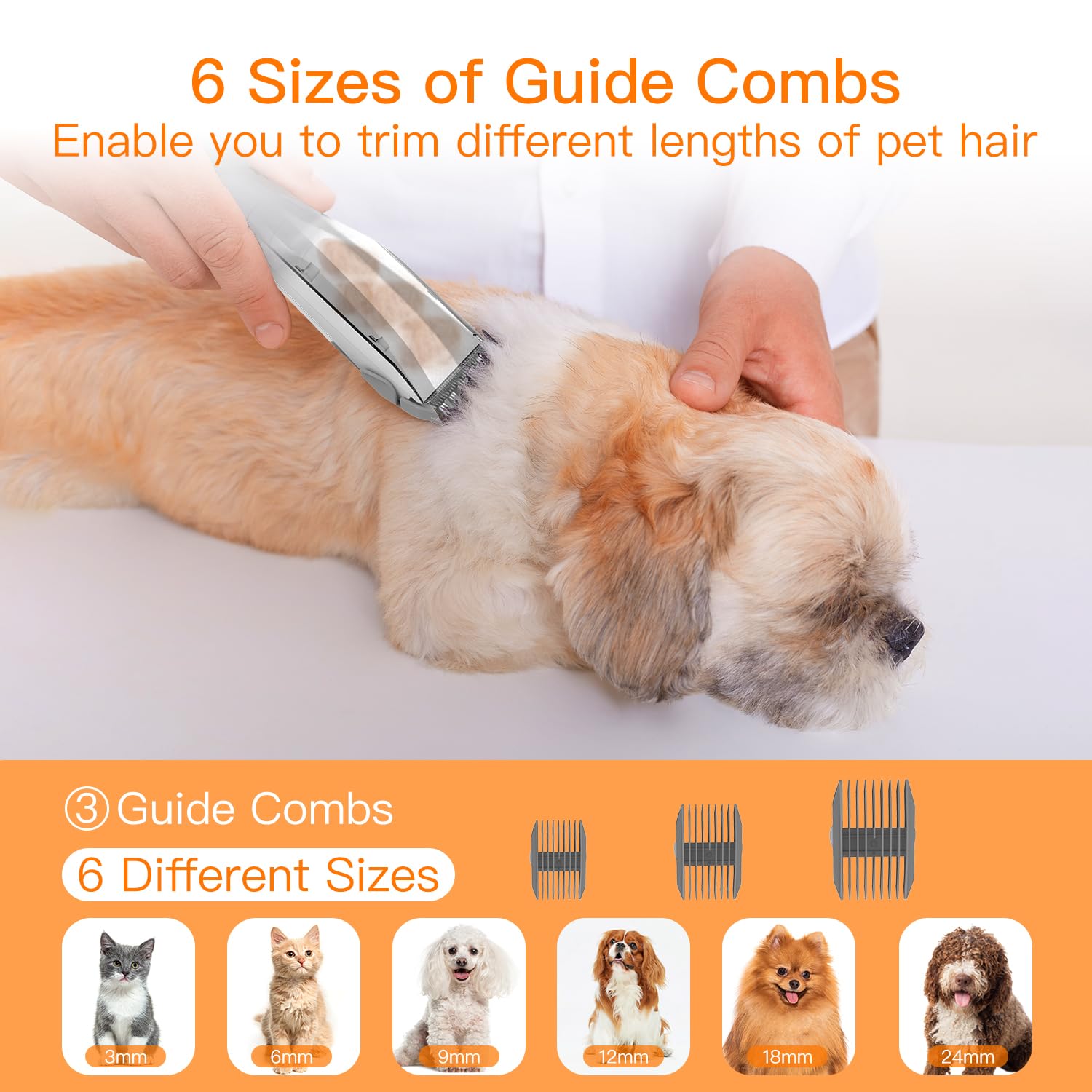 FIXR dog vacuum adjustable suction levels for pet comfort