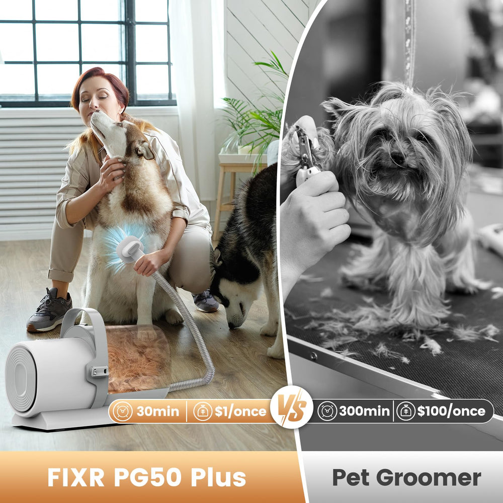 FIXR PG50 Plus attachments show versatile tools for clipping, grinding, and cleaning
