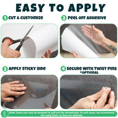 FixZilla twist-pins in use, quick secure for lasting protection.