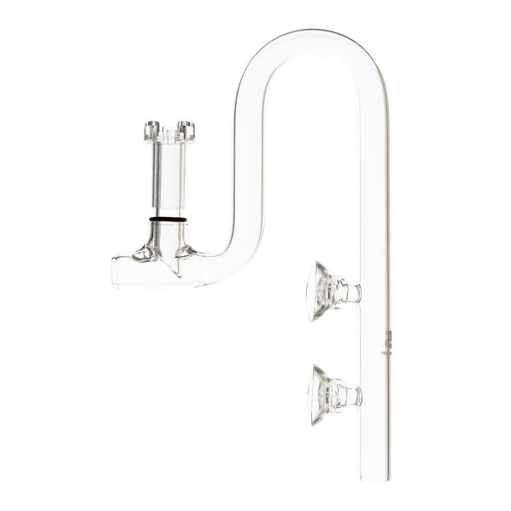 FJARDE aquarium glass lily pipe surface skimmer for nano planted tanks improves clarity and flow