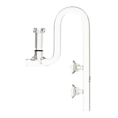 FJARDE aquarium glass lily pipe surface skimmer for nano planted tanks improves clarity and flow