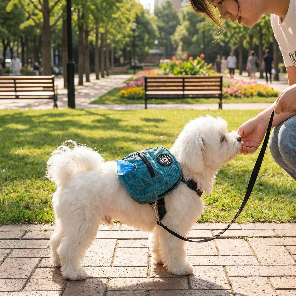 FLAdorepet dispensador de bolsas incorporado para salidas limpias