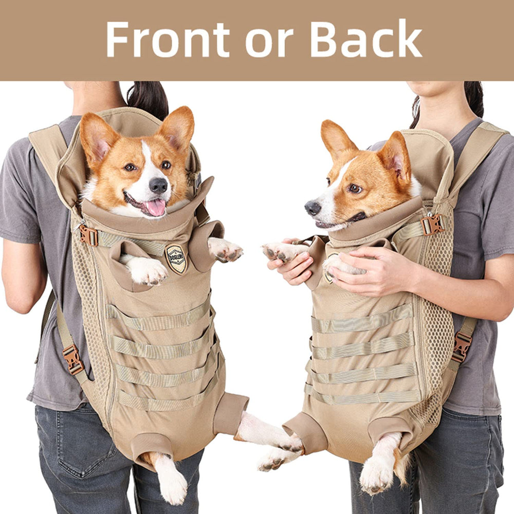 FLAdorepet dog carrier tactical backpack durable nylon supports long trips