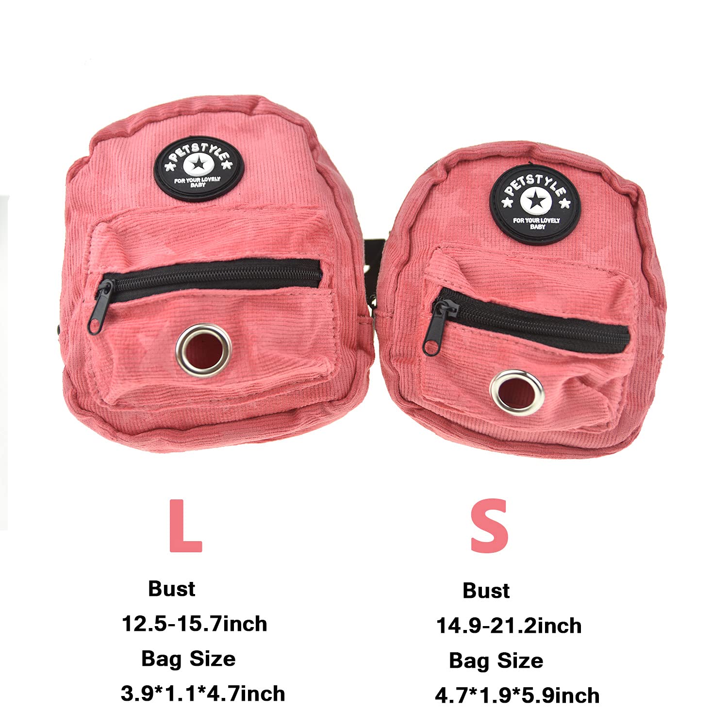 FLAdorepet large capacity storage pouch holds bowls, toys, snacks, or bags