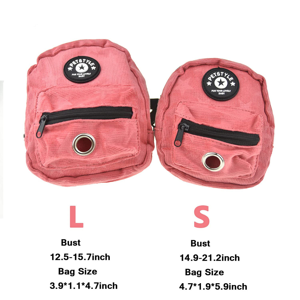 FLAdorepet large capacity storage pouch holds bowls, toys, snacks, or bags