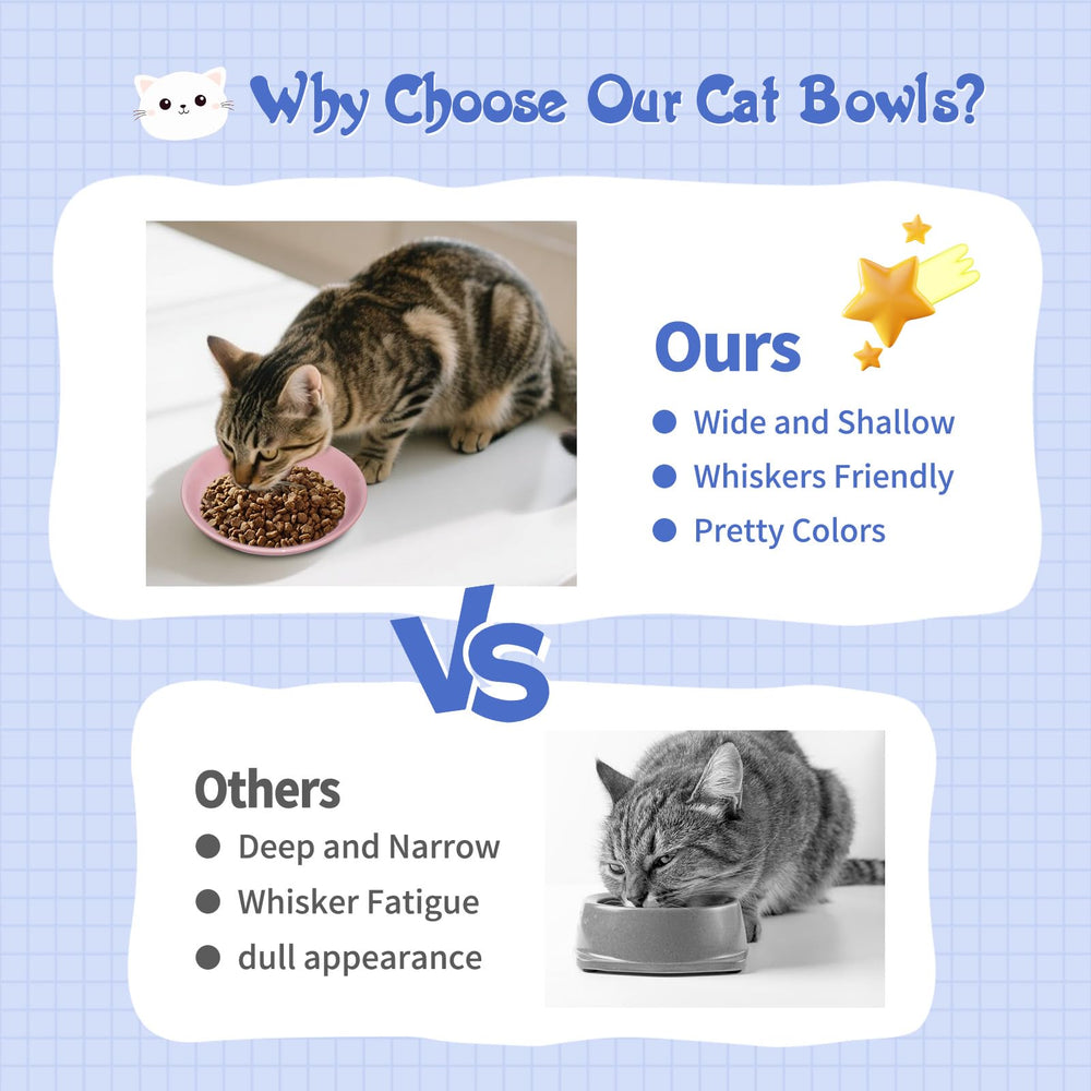 FlaggeZG dishwasher-safe cat bowls image offers convenient cleanup after meals.