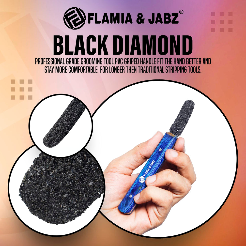 FLAMIA & JABZ stripping tool detailing on ears, sides, and tail