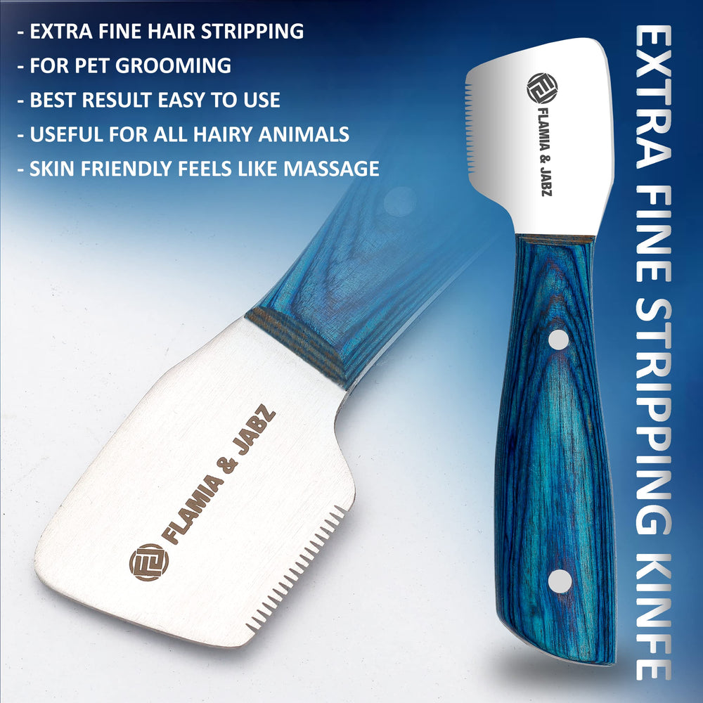 FLAMIA & JABZ stainless steel blades resist rust and maintain edge over time