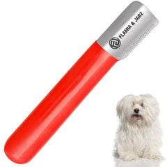 FLAMIA & JABZ stripping knife for dogs, right-handed design enables precise grooming.