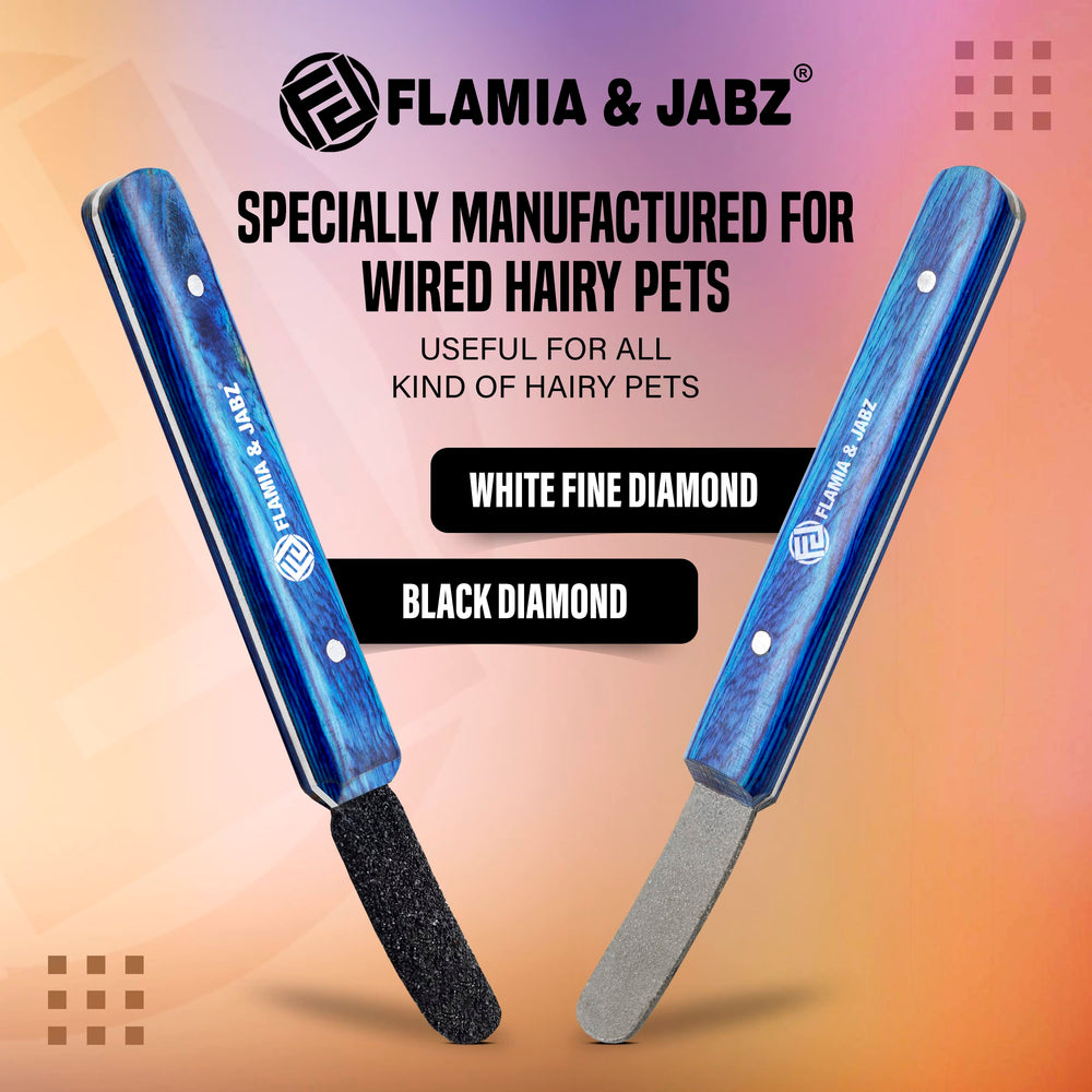 FLAMIA & JABZ stripping tool wooden handle for comfortable grip