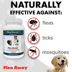 Flea Away two-pack front highlighting value and ongoing protection.