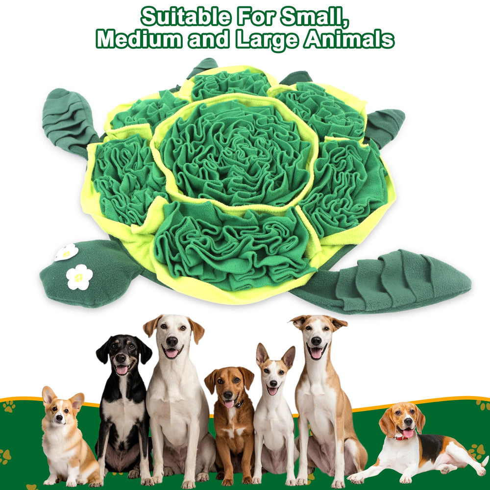 FLERDMAU snuffle mat durable-washable-fabric offers easy cleaning and long use