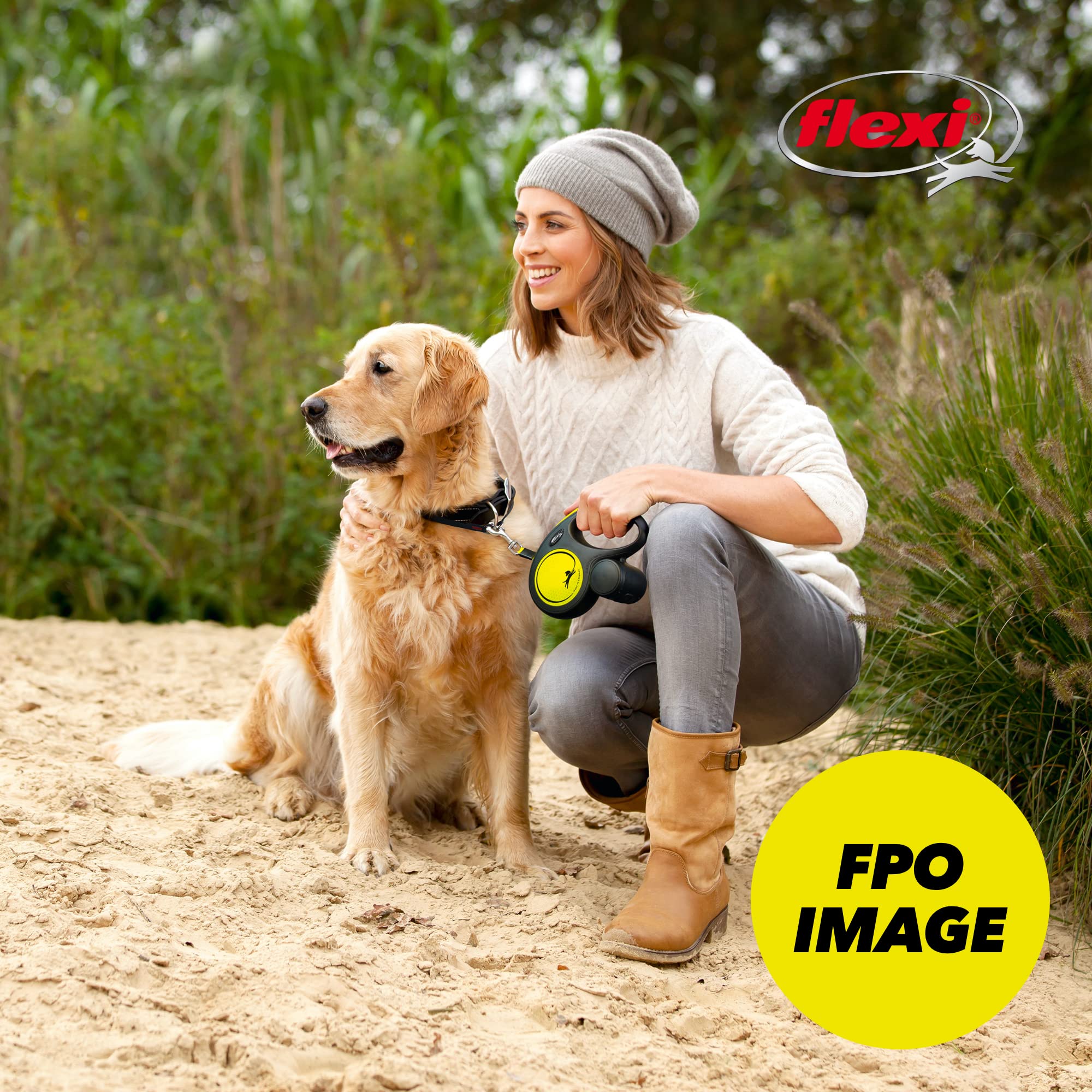German quality craftsmanship of Flexi leash ensures safety and longevity.