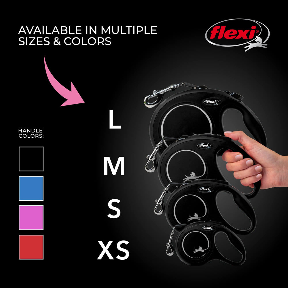 FLEXI New Classic sleek black leash design for everyday adventures.