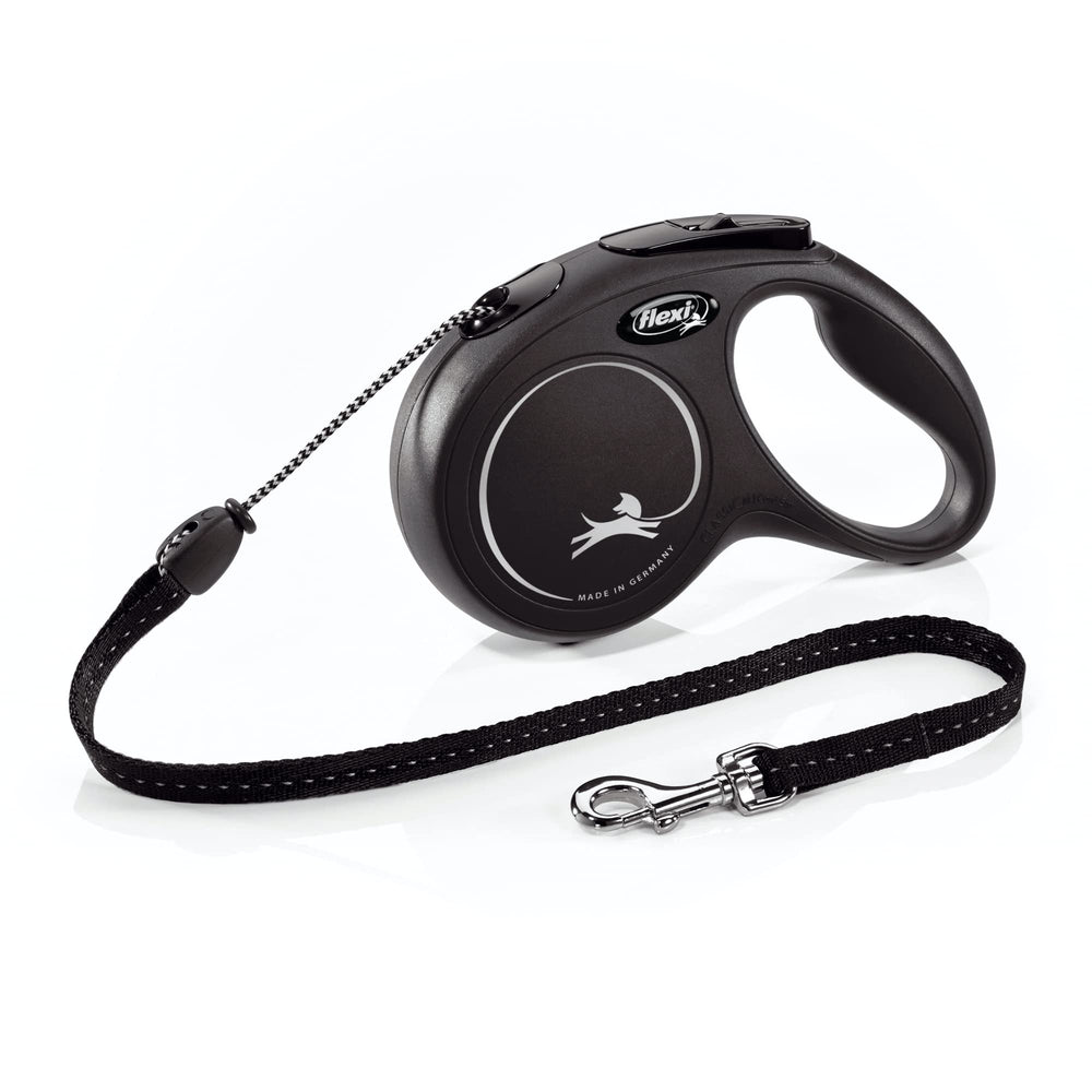 flexi New Classic cord-retractable leash compact design for easy city walks.