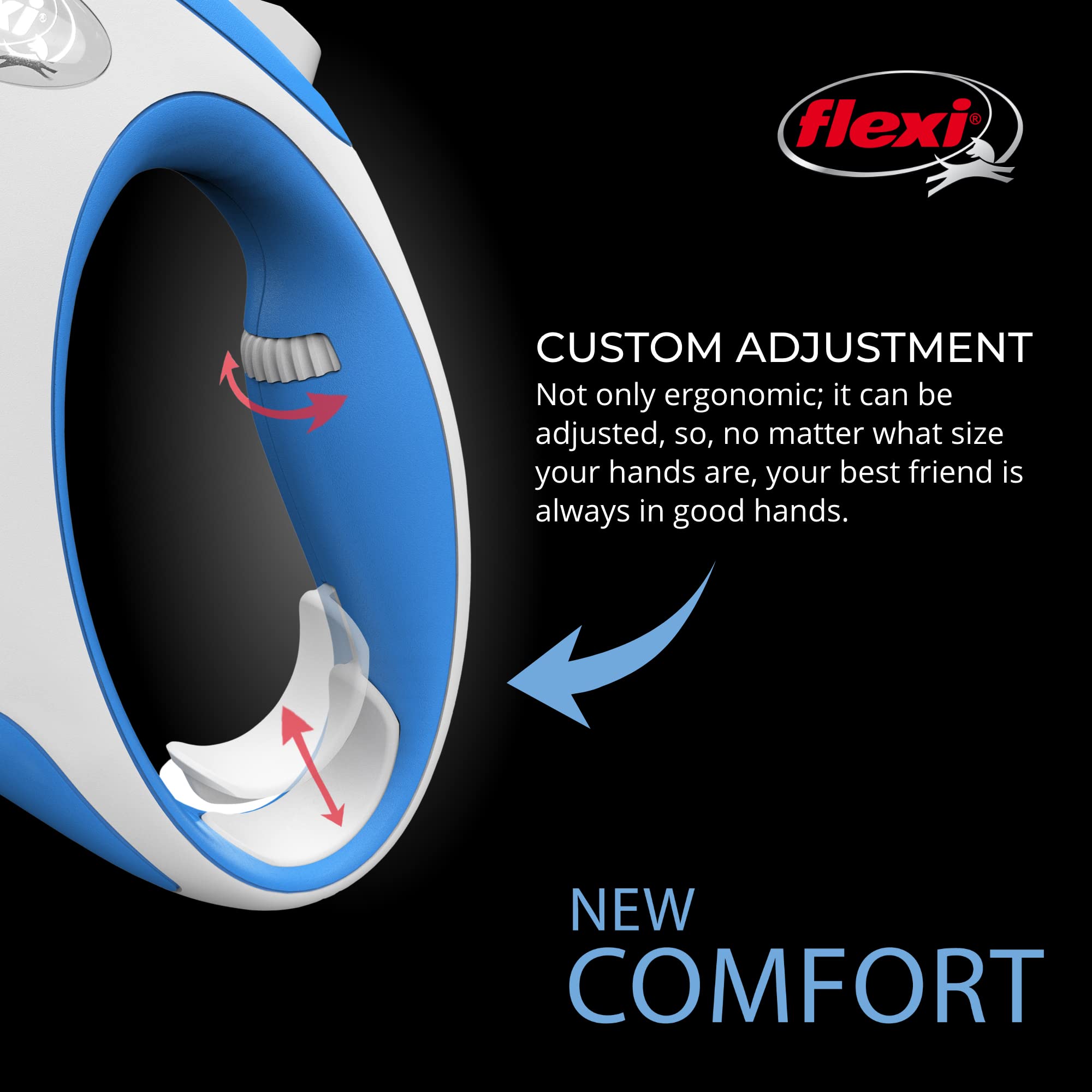 FLEXI New Comfort brake system close-up for quick one-handed control