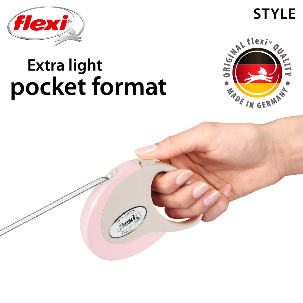 FLEXI Tape Leash pink rose packaging signals German quality.