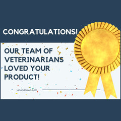 FlexTran Proud Pet Patches bandage on dog leg wound shows adjustable protection during activity.