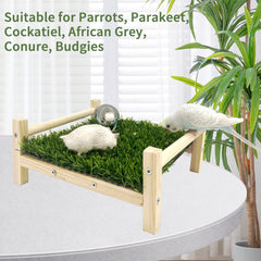 FlidRunest Grass Mat closeup showcases wear-resistant grass surface inviting exploration.