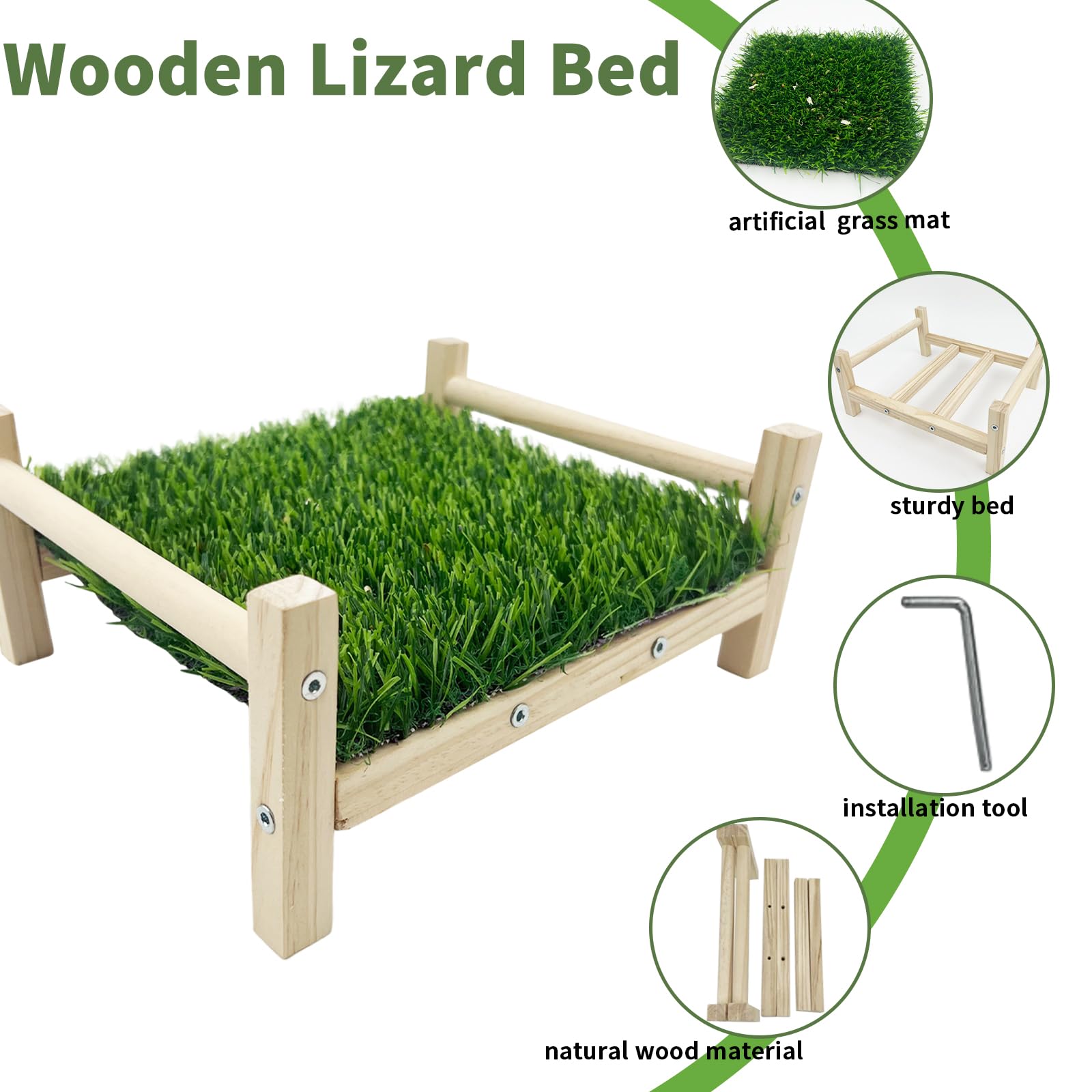 FlidRunest Wooden Stand detail emphasizes sturdy, stable perch for varied bird sizes.