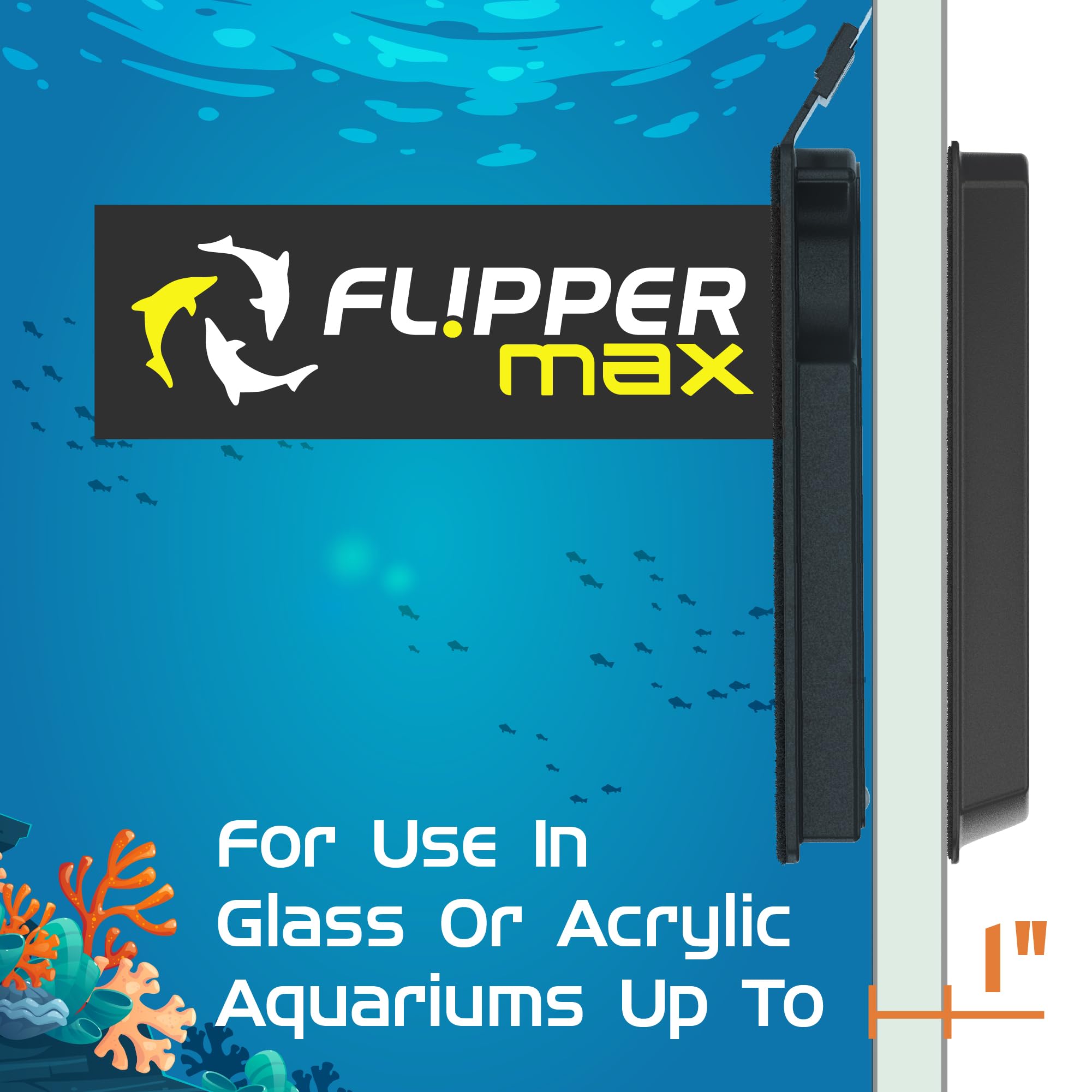 FL!PPER betta tank cleaning magnet enables safe maintenance