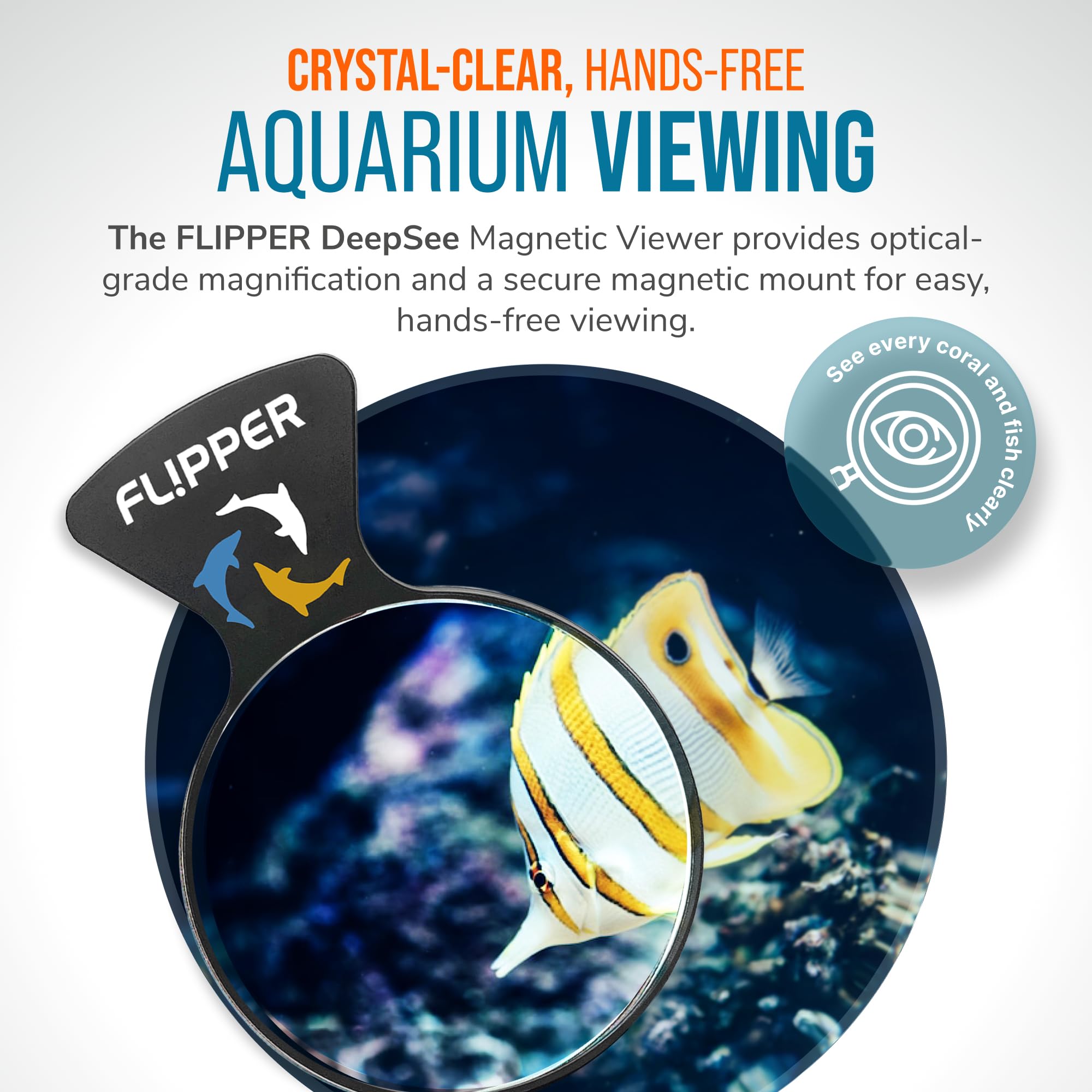 FLIPPER DeepSee Nano 3in aids underwater photography with easier close-up shots.