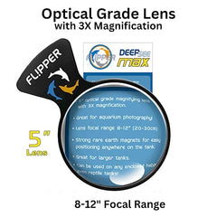 Flipper DeepSee magnetic hold on glass keeps steady reef viewing hands-free