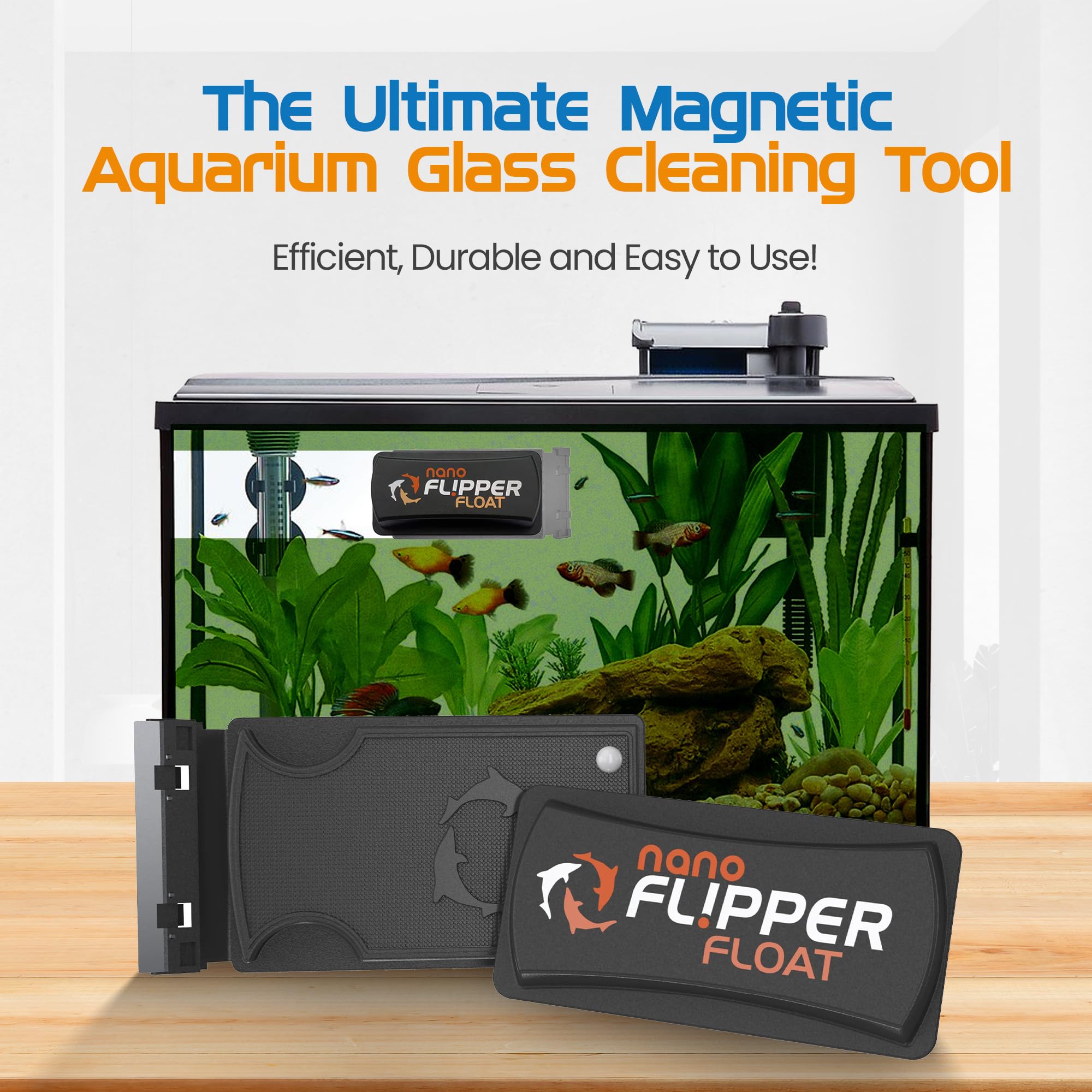 FLIPPER Float Nano floats to surface if detached ensuring easy retrieval.