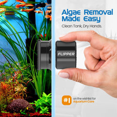 FL!PPER Pico scrubber pad closeup highlights gentle scrubbing power against glass.