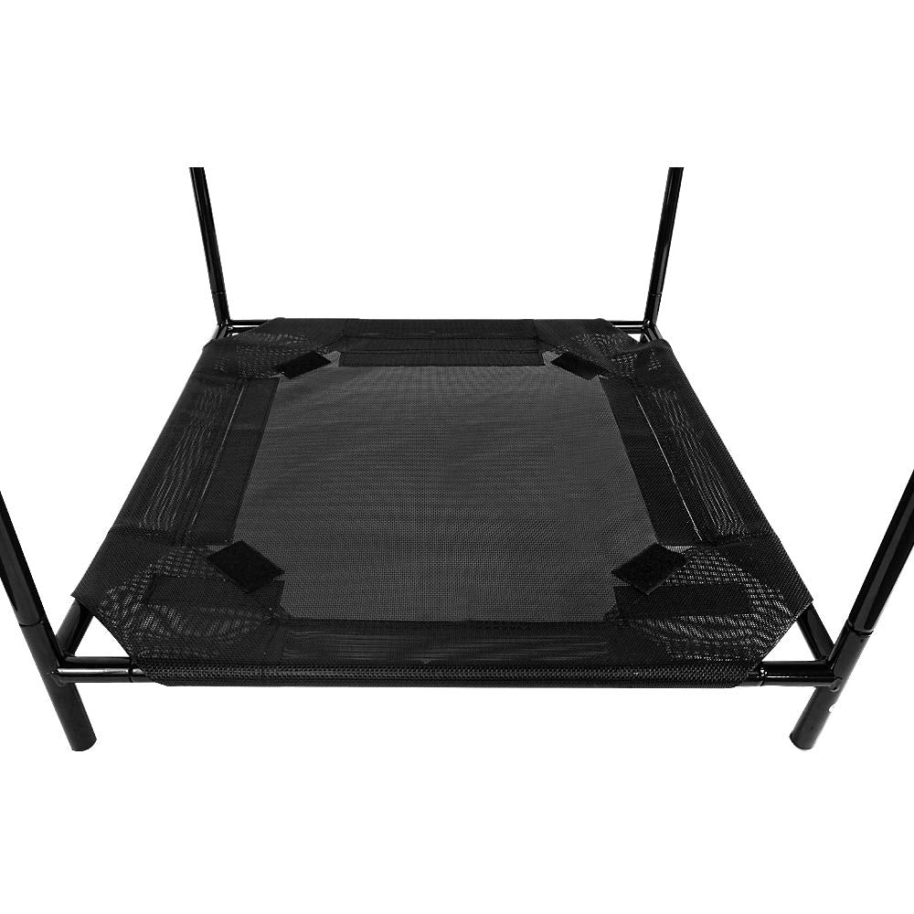 Floppy Dawg breathable mesh floor keeps paws cool and comfortable.