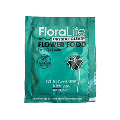 Floral Supply Crystal Clear packets in counter display supporting shop ready bouquets