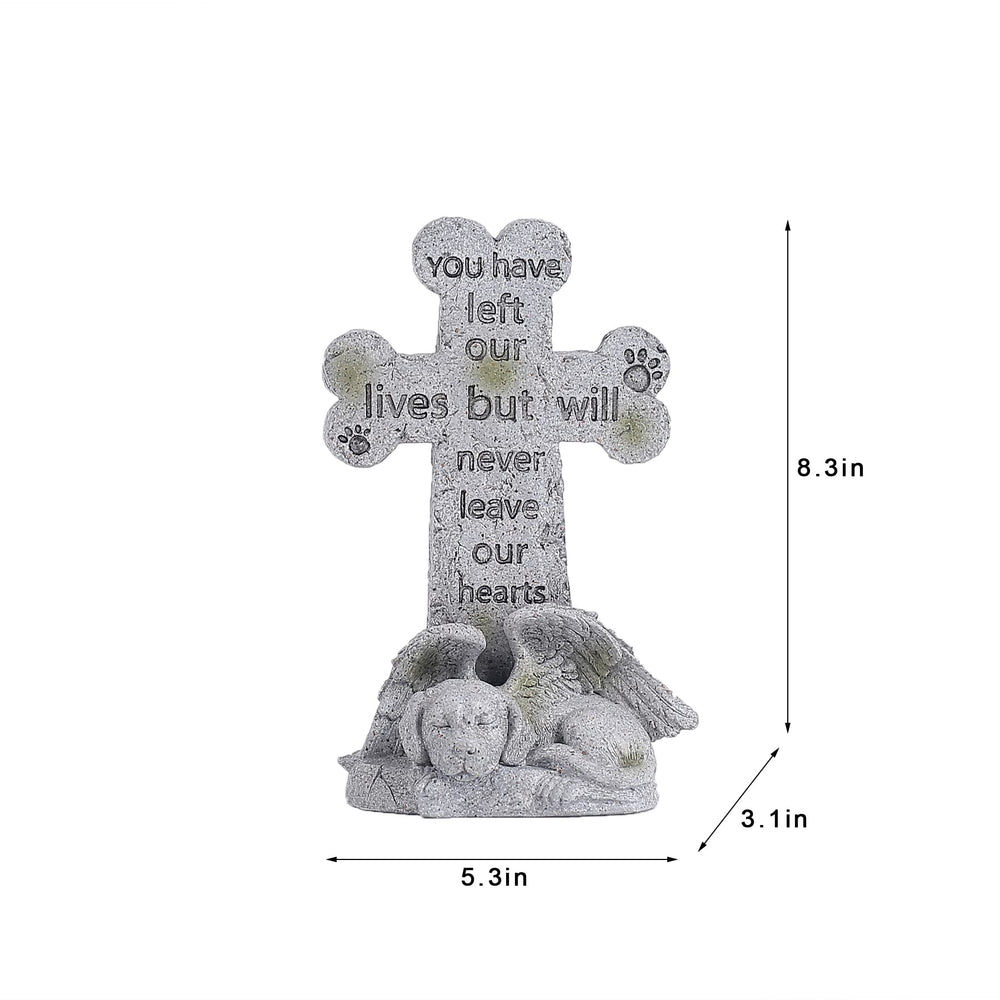 Floryden dog grave-marker-8-27inch marks cherished memories in your yard.