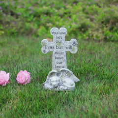 Floryden sleeping-puppy-angel-detail evokes comforting memories for pet owners.