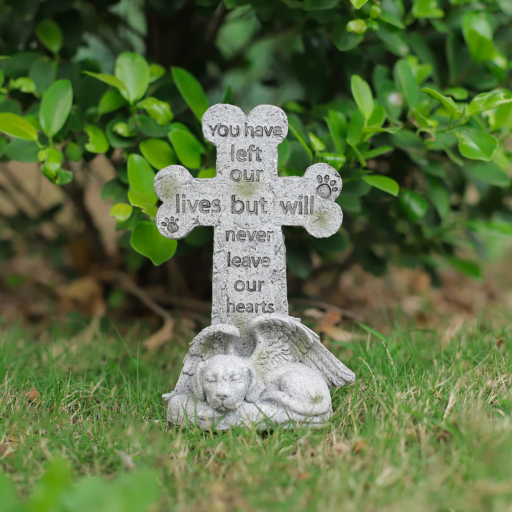 Floryden weatherproof-resin-finish delivers durable outdoor memorial decor.