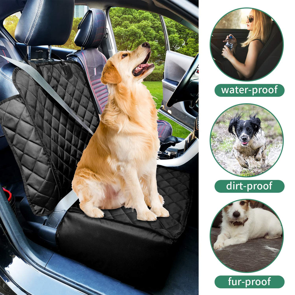 Flow.month waterproof Oxford fabric keeps upholstery dry after muddy paws