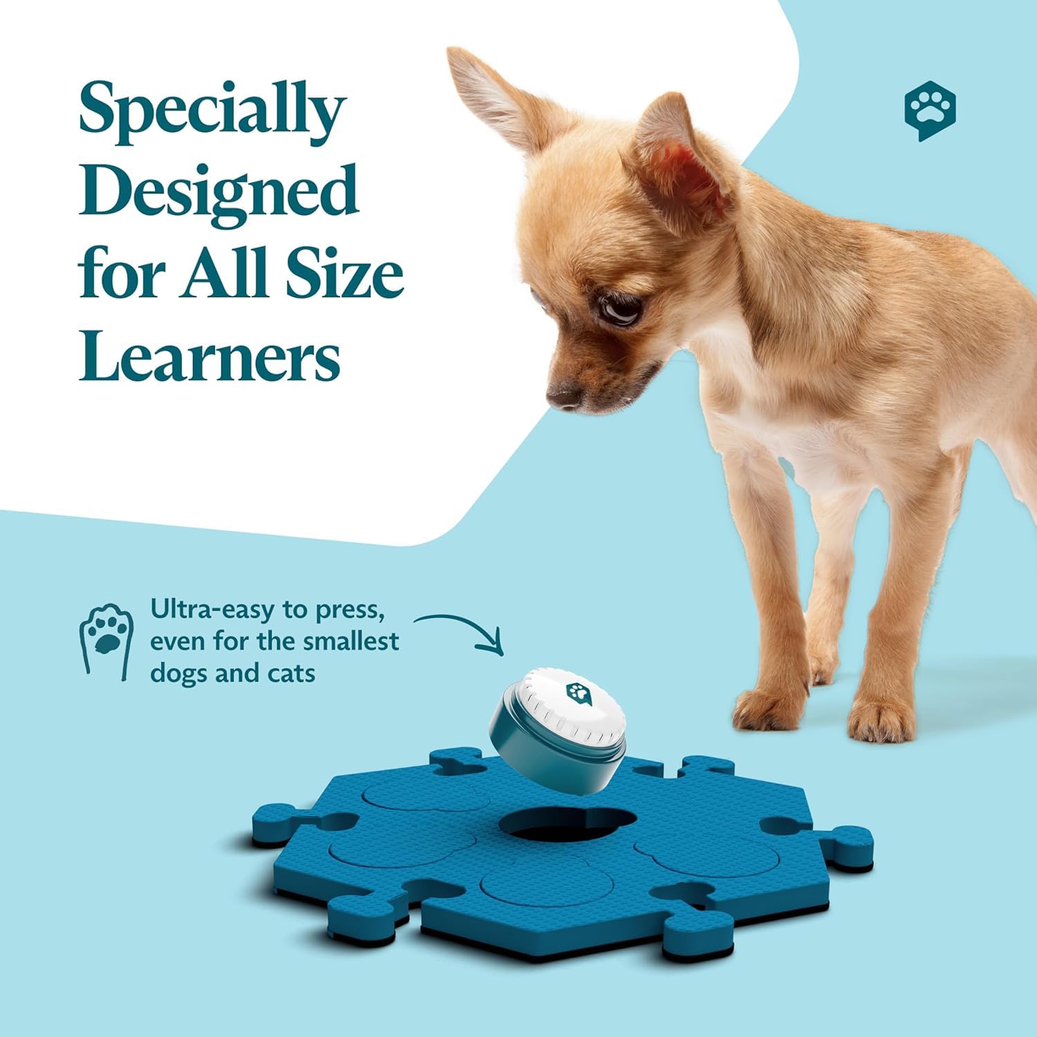 FluentPet buttons in use on HexTiles—structured setup for easy learning.
