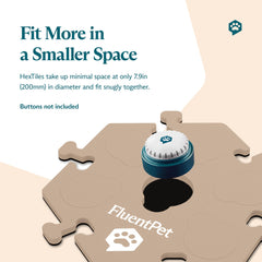 FluentPet HexTiles layout setup demonstrates modular design for expanding vocabulary over time.