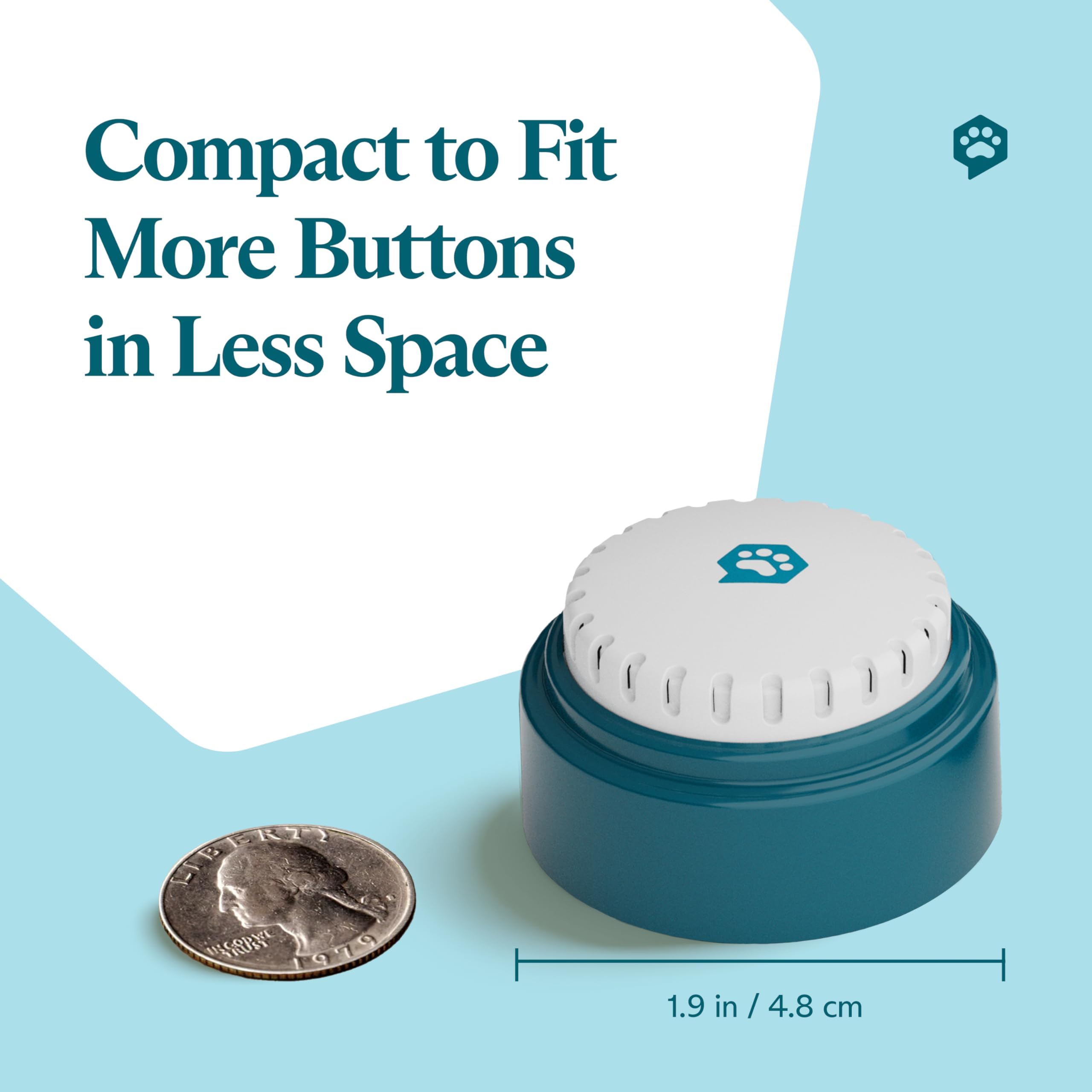 FluentPet Speak Up! upward-facing sound delivers loud, clear responses.