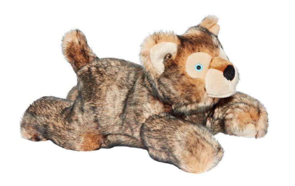Fluff & Tuff Lobo Wolf Pup Tuffweb liner supports durable play sessions.
