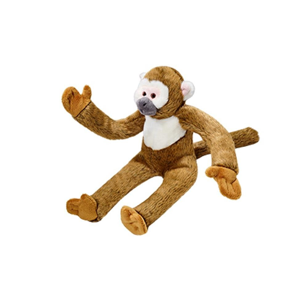 Fluff & Tuff Albert 15in toy side view highlights durable plush for tossing and tugging.